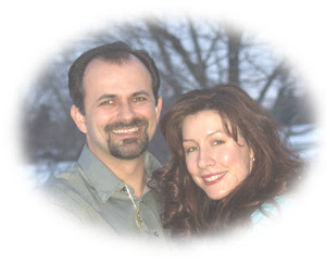Themio and Christian close together in winter, July 2002